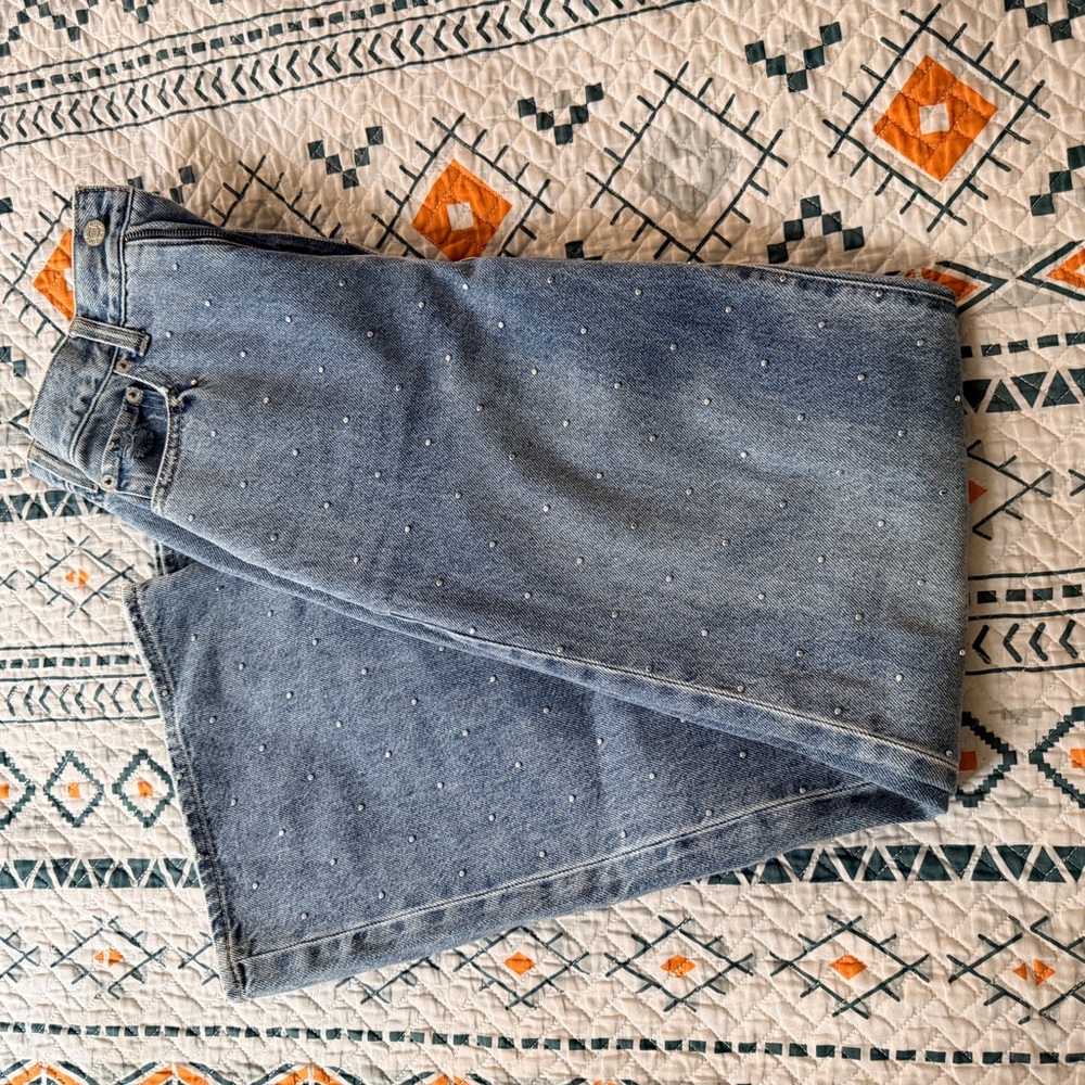 Elegant Blue Flare Jeans - Picture 5 of 5